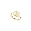 Anello in oro giallo con GG Running