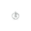 Anello solitario bimba oro bianco-9