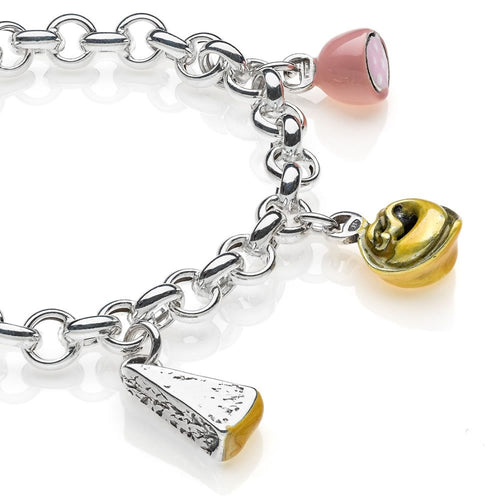 Bracciale Premium con Charms Emilia Romagna in Argento 925 e Smalti Default Title