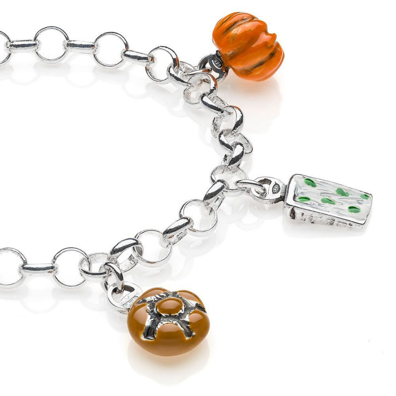 Bracciale Light con Charms Lombardia in Argento 925 e Smalti Default Title