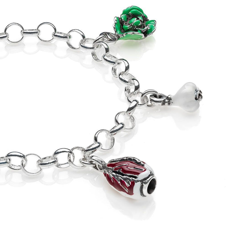 Bracciale Light con Charms Veneto in Argento 925 e Smalti Default Title