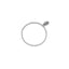Base Bracciale Boule elastico in Argento 925
