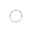 Base Collana in Cotone Cerato e Argento 925