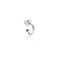 Base Mono Orecchino Cerchio Piccolo in Argento 925