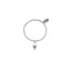 Bracciale Boule elastico con Charm Cono Gelato in Argento 925 e Smalti