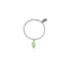 Bracciale Boule elastico con Charm Ghiacciolo Menta in Argento 925 e Smalti