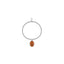 Bracciale Boule elastico con Charm Madonnina Miracolosa in Argento 925 e Smalto Arancione