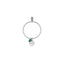 Bracciale Boule elastico con Charms 1 Lira Cornucopia Moneta e Quadrifoglio Mini Portafortuna in Argento 925 e Smalti