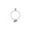 Bracciale Boule elastico con Charms Quadrifoglio Mini e Coccinella Portafortuna in Argento 925 e Smalti