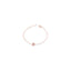 Bracciale Briciole bimba oro rosa e pavé