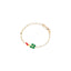 Bracciale Fortuna oro giallo cornetto e quadrifoglio