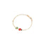 Bracciale Fortuna oro giallo quadrifoglio e coccinella