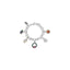 Bracciale Luxury con Charms Lazio in Argento 925 e Smalti