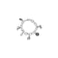 Bracciale Luxury con Charms Moka in Argento 925