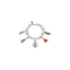 Bracciale Luxury con Charms Toscana in Argento 925 e Smalti