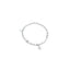 Bracciale Pavé bimbo oro bianco