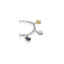 Bracciale Premium con Charms Lazio in Argento 925 e Smalti