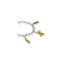 Bracciale Premium con Charms Pasta in Argento 925 e Smalti