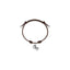 Bracciale in Cotone cerato con Charm Caffettiera in Argento 925