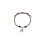 Bracciale in Cotone cerato con Charm Cuccumella in Argento 925