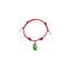 Bracciale in Cotone cerato con Charm Fico d'India in Argento 925 e Smalti