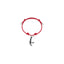 Bracciale in Cotone cerato con Charm Gondola Veneziana in Argento 925 e Smalti