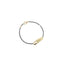 Bracciale uomo Classico bimbo titanio e oro giallo