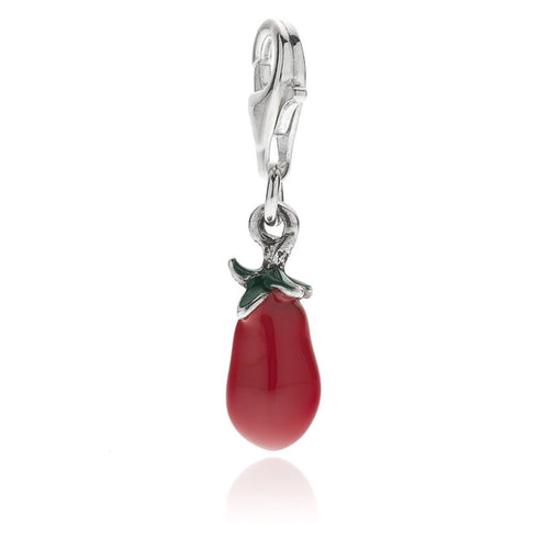 Charm Pomodoro San Marzano in Argento 925 e Smalti Default Title