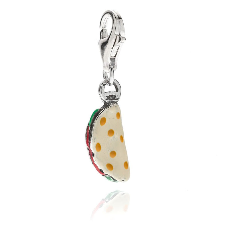 Charm Piadina Romagnola in Argento 925 e Smalti Default Title