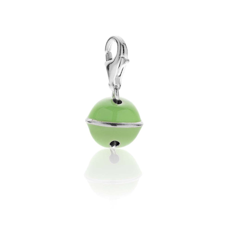 Charm Sonaglino in Argento 925 e Smalto Verde Default Title