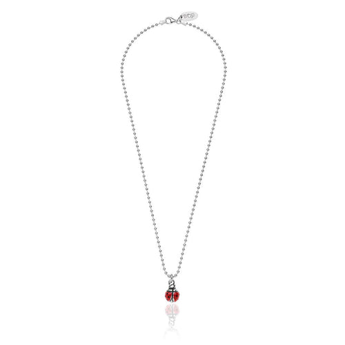 Collana Boule 45 cm con Charm Coccinella in Argento 925 e Smalti Default Title