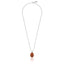Collana Boule 45 cm con Charm Madonnina Miracolosa in Argento 925 e Smalto Arancione Default Title