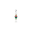 Charm Asso di Coppe in Argento 925 e Smalti