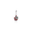 Charm Babbo Natale in Argento 925 e Smalti