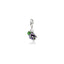 Charm Carciofo in Argento 925 e Smalti