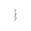 Charm Chiave di Violino in Argento 925