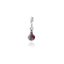 Charm Cipolla di Tropea in Argento 925 e Smalti