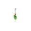 Charm Fico d'India in Argento 925 e Smalti