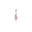 Charm Ghiacciolo Fragola in Argento 925 e Smalti