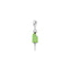 Charm Ghiacciolo Menta in Argento 925 e Smalti