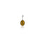 Charm Madonnina Miracolosa in Argento 925 e Smalto Giallo