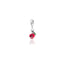 Charm Melagrana in Argento 925 e Smalti