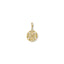 Charm Pendant Disc Cloverleaf