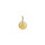 Charm Pendant Disc Gold