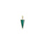 Charm Pendant Green Triangle