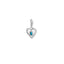 Charm Pendant Heart Turquoise Stone