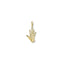 Charm Pendant Vintage Hand Gold