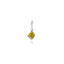 Charm Pizza e Mortazza in Argento 925 e Smalti
