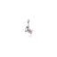 Charm Quattro Mori in Argento 925 e Smalti