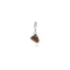 Charm Sfogliatella Napoletana in Argento 925 e Smalti